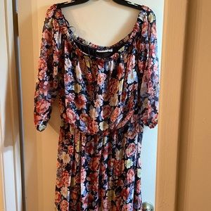 off shoulder premier amour dress size 14 wore once in perfect condition